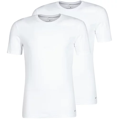 Nike Majice s kratkimi rokavi EVERYDAY COTTON STRETCH Bela