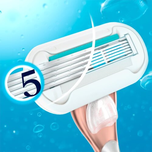 Gillette Venus RoseGold Extra Smooth Sensitive brijač + 1 zamenska o&amp;scaron;trica Slike