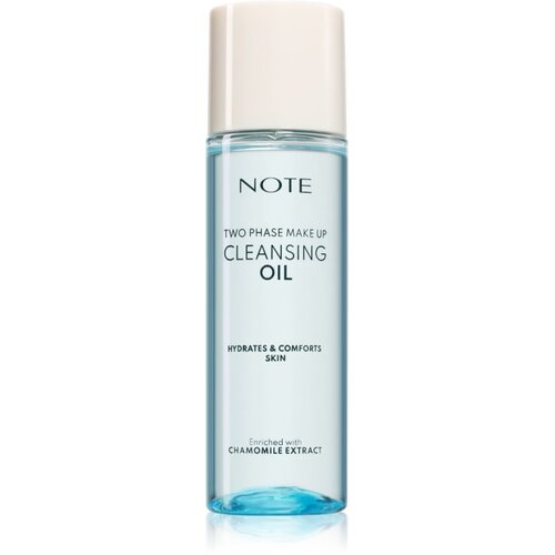 Note Cosmetique Two Phase Cleansing Oil dvofazno sredstvo za uklanjanje vodootporne &amp;scaron;minke s usana i oko očiju 100 ml Slike