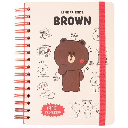 Grupo Erik Editores S. L. Bilježnica A5 Line Friends - 90 listova Slike