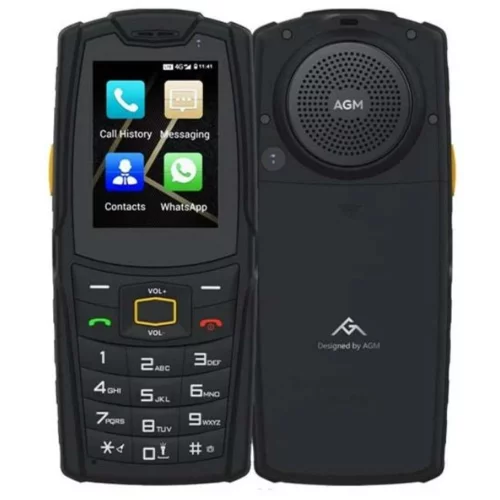 AGM Odporni telefon na tipke M7 1GB/8GB DS, 4G, ANDROID, IP68/IP69K/MIL-STD-810H, črn
