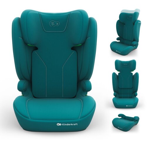 Kinderkraft autosjedalica I-Spark 2 Plus i-Size 15-36 kg (100-150 cm) bez Isofix-a, Green Slike
