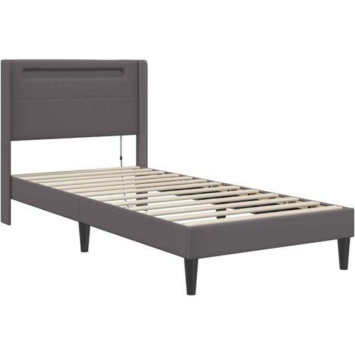  Okvir kreveta s madracem Siva 90 x 200 cm Umjetna koža Slike