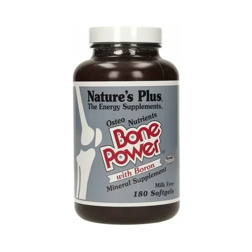 Nature's Plus bone Power® z borom - 180 mehkih kapsul