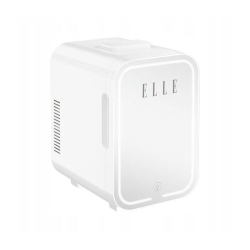 Elle 8L mini fridge with LED make-up mirror, white Cijene