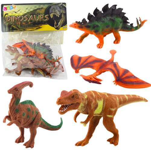  Set figuric dinozavrov 4u1 - T-Rex Pteranodon Stegosaurus Parasaurolophus Slike
