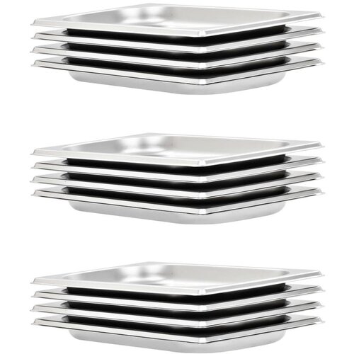  Gastronomske posode 12 kosov GN 1/4 20 mm nerjaveče jeklo, (20769827) Cene