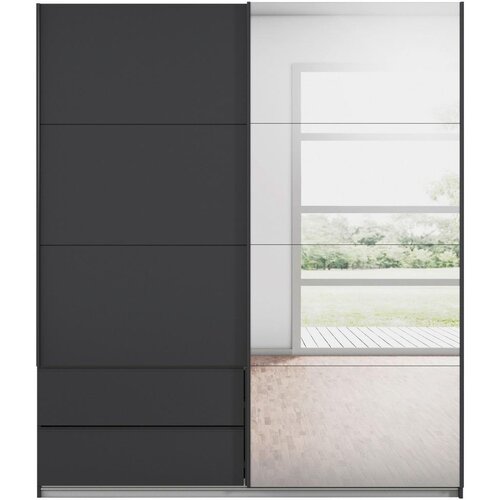 Premium Living Omara Z Drsnimi Vrati Elara, Temno Siva Slike