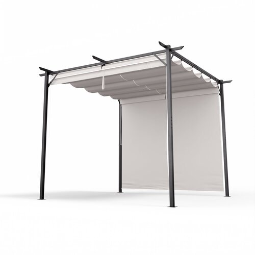 Blumfeldt Pantheon Robust, pergola, 3 x 3 m, s stranskimi žaluzijami, prašno lakirano jeklo, odporno na vremenske vplive Cene