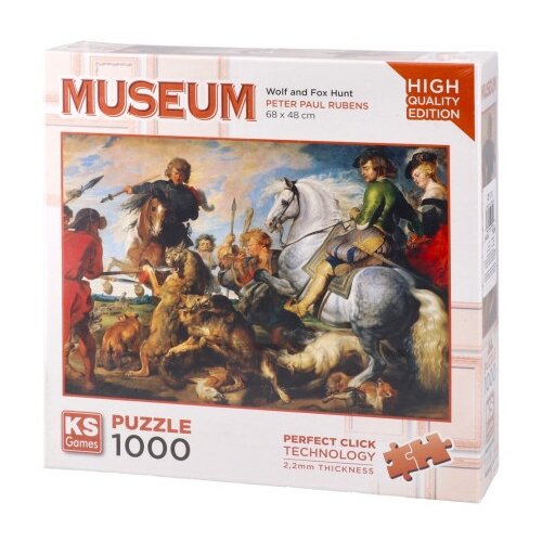  Puzzle, slagalica, vuk i lisica, 1000 delova ( 882162 ) Cene
