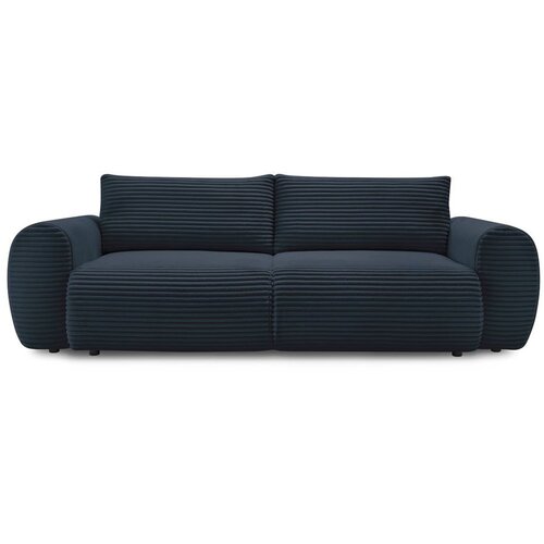 Bobochic Paris Tamno plava sklopiva sofa od samta 257 cm Lucien – Cene