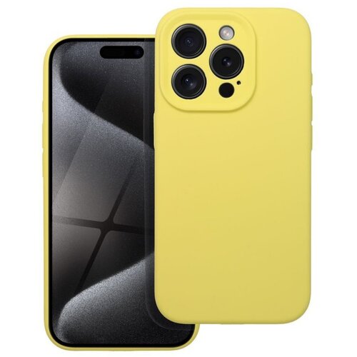  futrola silicone 2mm za samsung S24 fe zuta Slike
