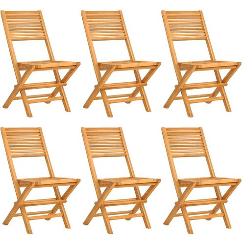  7-dijelni vrtni blagovaonski set od masivne tikovine Slike