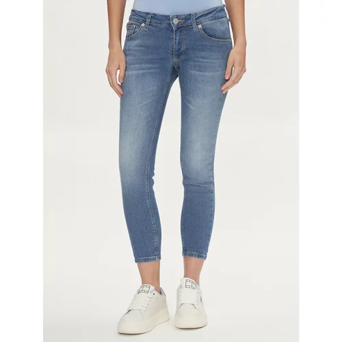 Tommy Jeans Jeans hlače Scarlett DW0DW18316 Modra Skinny Fit