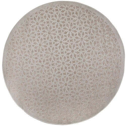 Flair Rugs Sivi okrugli vanjski tepih ø 160 cm Argento - Cijene