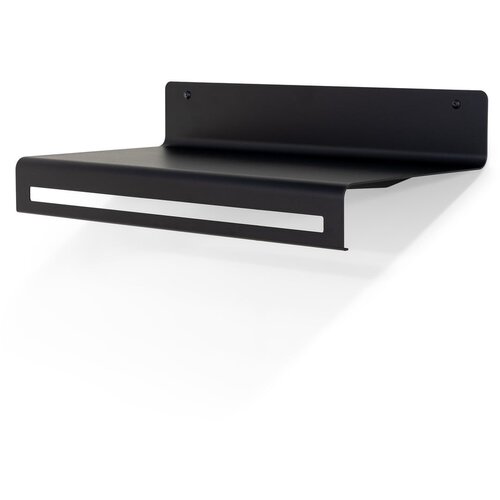 Spinder Design Crna metalna zidna vje&amp;scaron;alica s policom Sway &amp;ndash; Slike