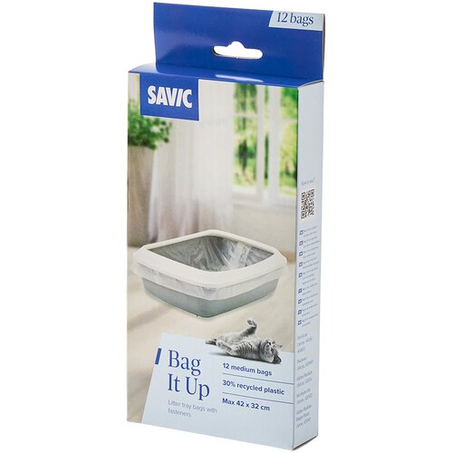 Savic Bag it Up vrečke za mačje stranišče - Varčno pakiranje: Medium - 3 x 12 kosov Cene