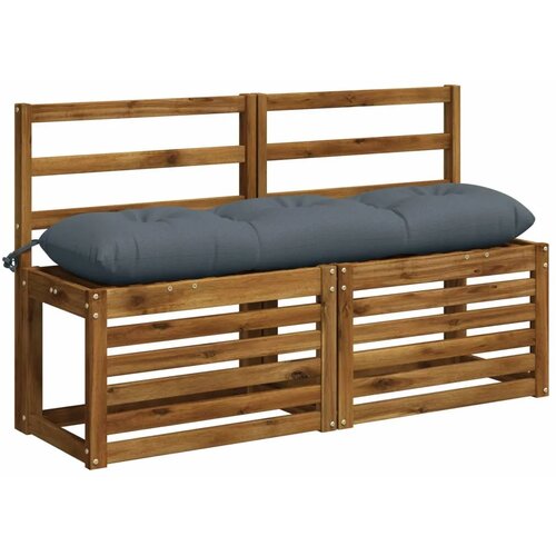  Jastučići za klupe VIANEN 2 kom. 100% poliester Plava - Plava 110 x 30 x 12 cm Slike