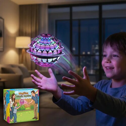 Magična leteća loptica sa LED svetlom bumerang zabava Slike