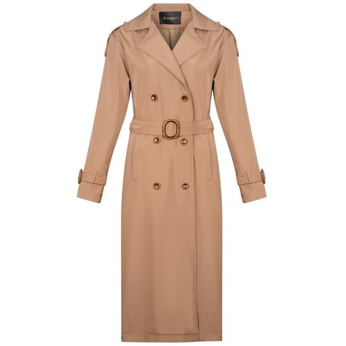 Dewberry Z6737 LADIES TRENCH COAT-OPEN CAMEL Cene