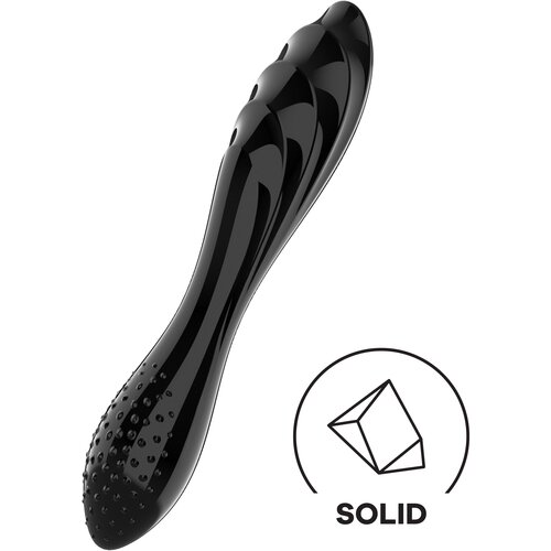 Satisfyer Dildo - SATISFYER Dazzling Crystal Glass Dildo Black 1 Slike