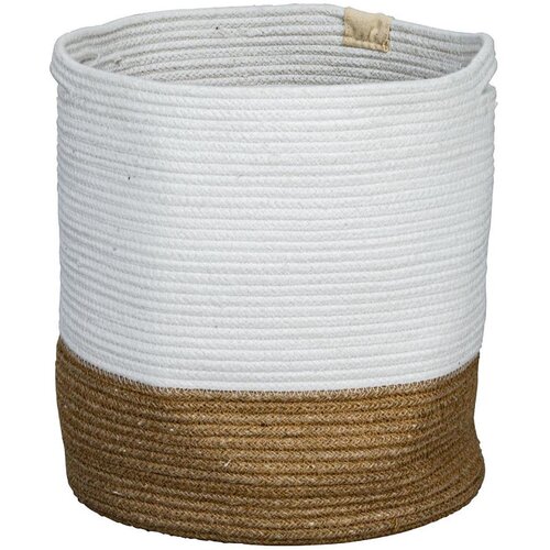 Eglo 426501 - Dekorativna korpa TOYAMA 40x35 cm bela/bež Slike