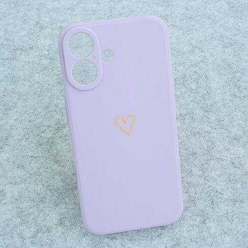  Maska za iPhone 16 Golden Heartbeat ljubičasta Cene