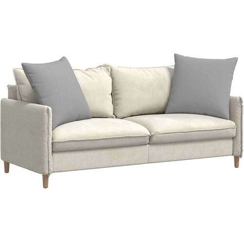 VidaXL jastučići za sofu 2 pcs siva 80 x 80 cm tkanina Slike
