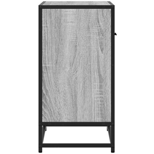Maison Chic Noćni ormarić Sivi Sonoma 60x31x60 cm Konstruirano drvo i metal Slike