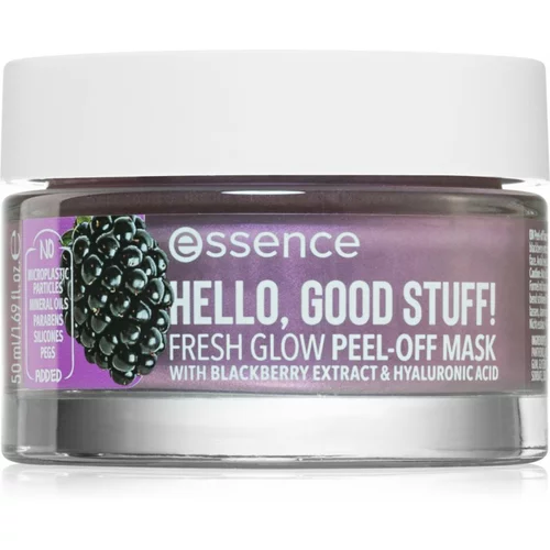 Essence Hello, Good Stuff! Fresh Glow Peel-Off Mask maska za lice 50 ml