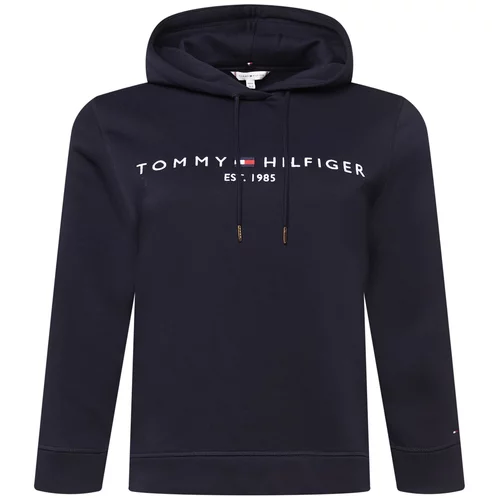 Tommy Hilfiger Curve Sweater majica tamno plava / crvena / bijela
