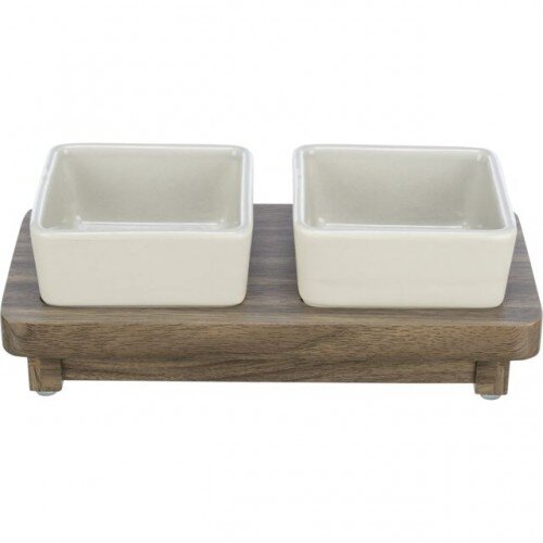  činija city style 2x0 2l/10cm/24x4x12cm sivo/braon Cene