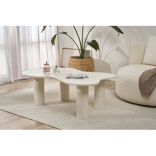 Hanah home Club sto Bloom, 110x40x70 cm, krem Cene