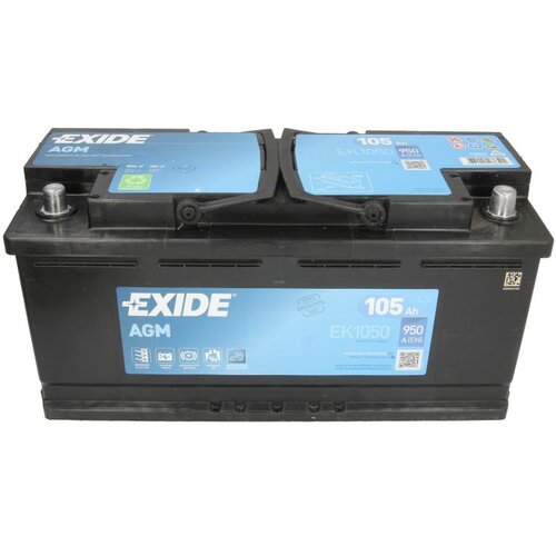 Exide akumulator 105AH START&amp;amp;#038;STOP agm EK1050 Slike
