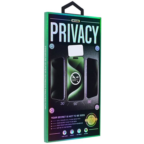  Zastitno Staklo Tempered Glass Privacy 2.5D full glue za iPhone 16 Plus 6.9 crna Cene