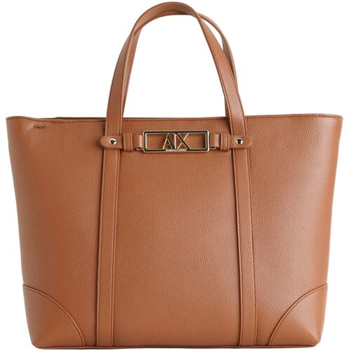 Armani Exchange Ročne torbice Shopping Bag Kostanjeva Cene