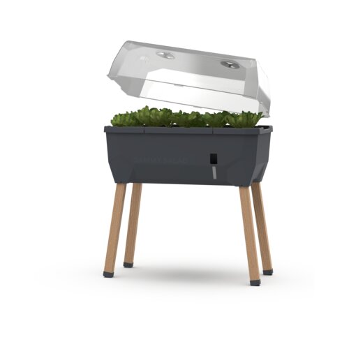 Gusta Garden Visoka greda SAMMY SALAD z rezervoarjem za vodo in pokrovom - antracit Cene