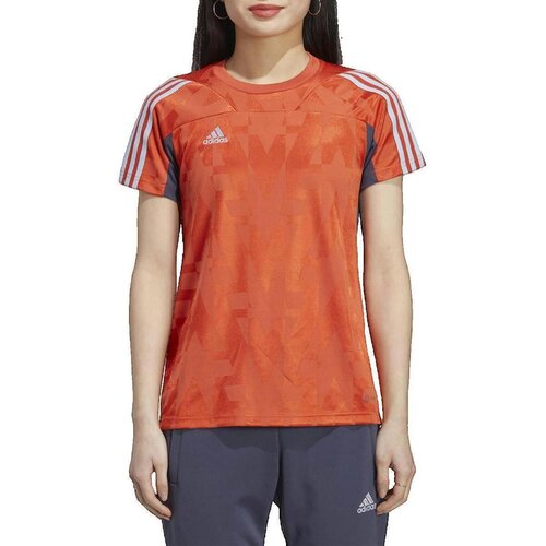 Adidas Majice s kratkimi rokavi T-shirt Tiro orange Oranžna Cene