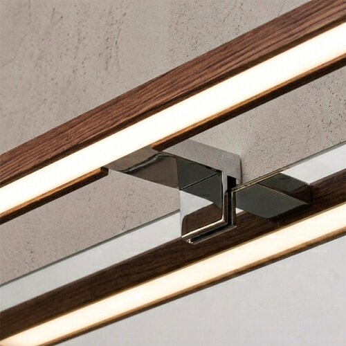  Brilagi-LED Kupatilsko osvetljenje za ogledalo WOODY MIRROR 3v1 LED/15W/230V IP44 hrom/hrast tre&amp;scaron;nja Slike