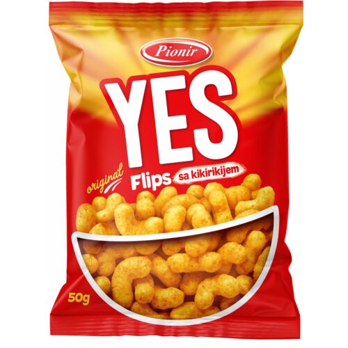 Pionir Flips Yes sa kikirikijem 50g Cene