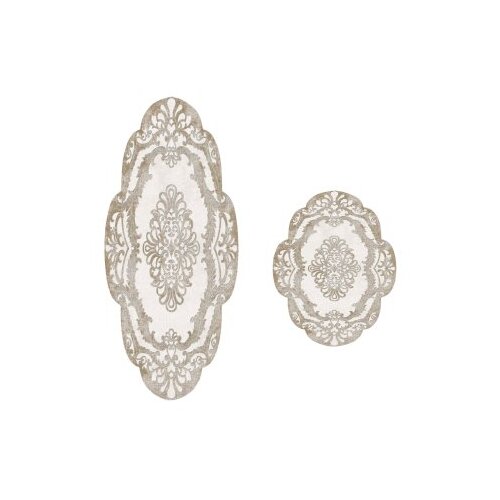  21010715Bj BeigeWhite Bathmat Set (2 Pieces) Cijene