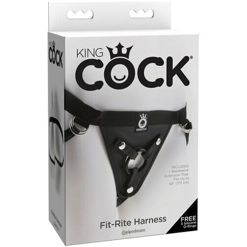 Pipedream King Cock Fit-Rite Strep-On Cene