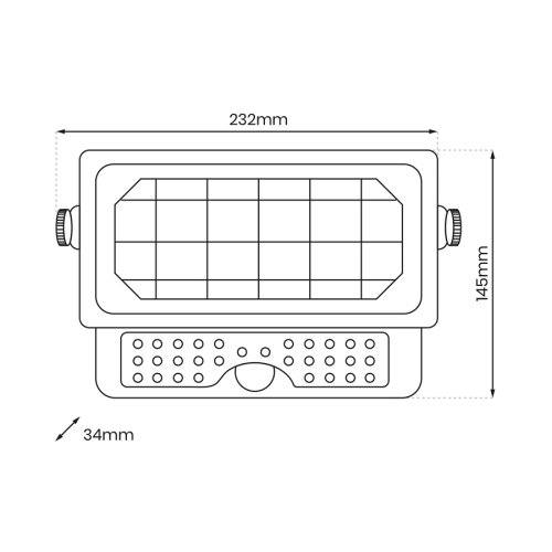  LED solarni reflektor sa senzorom pokreta EPAD LED/5W/3000 mAh 3,7V 4000K IP65 Slike