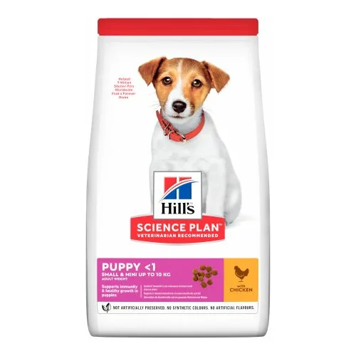 Hill’s ™ Science Plan Pas Puppy Small&Mini s Piletinom, 1,5 kg