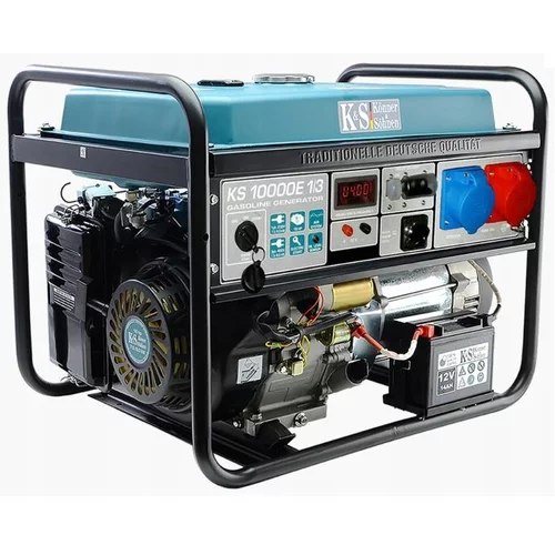 KÖNNER & SÖHNEN bencinski generator 7,5kW 230/400V Electric Start AVR VST KS10000E1/3, (21101385)