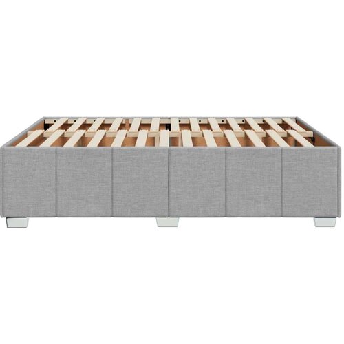 VidaXL okvir za krevet bez madraca svjetlosivi 140 x 190 cm od tkanine Slike