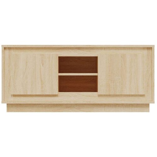 vidaXL TV omarica sonoma hrast 102x35x45 cm inženirski les Cene