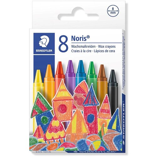 Staedtler Voščene barvice Noris Club, 8 mm, 8 kosov Cene