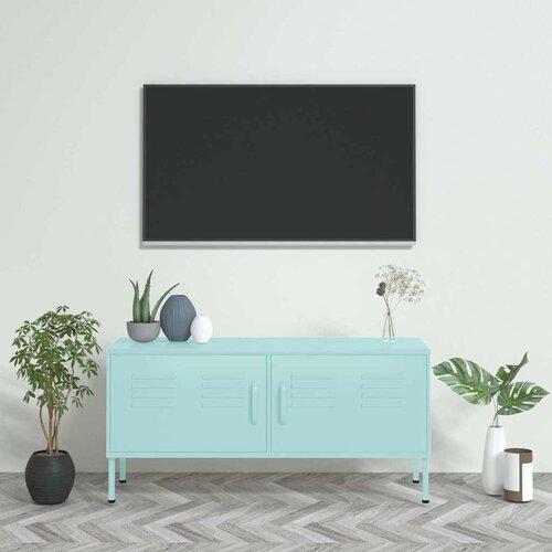 TV ormarić boja mente 105 x 35 x 50 cm čelični Cijene