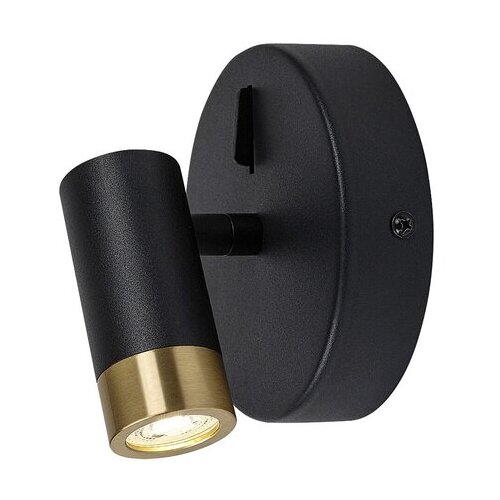 Rabalux spot lampa Kadir, LED, 3W, 4000K, Sa prekidačem, IP44, Crno-zlatna Cene